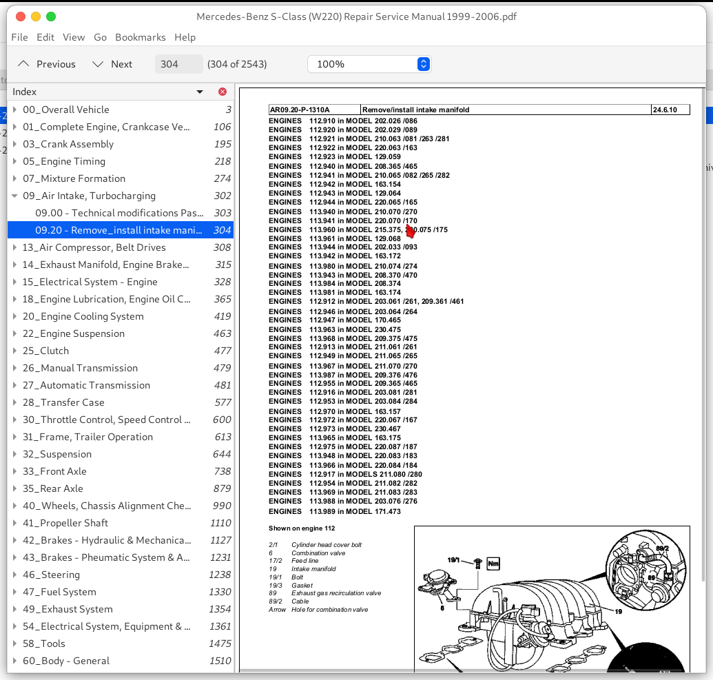 Mercedes-Benz S-Class (W220) Repair Service Manual 1999-2006 | A++